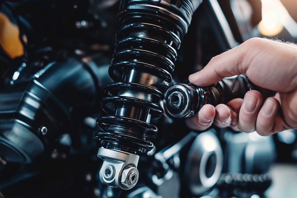 Comment savoir si les amortisseurs de moto sont usés